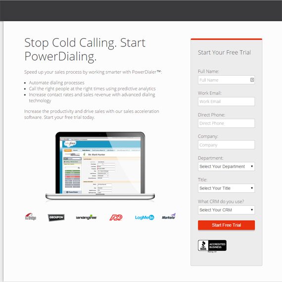 Sell Landing Page For Immediate Opt-In